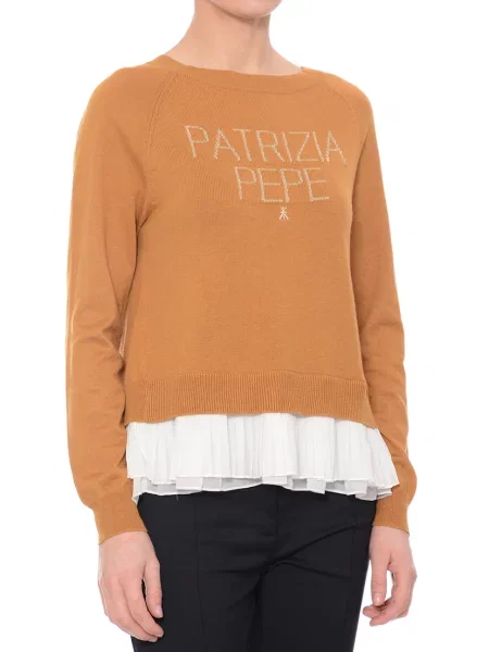 Светр Patrizia Pepe коричневий