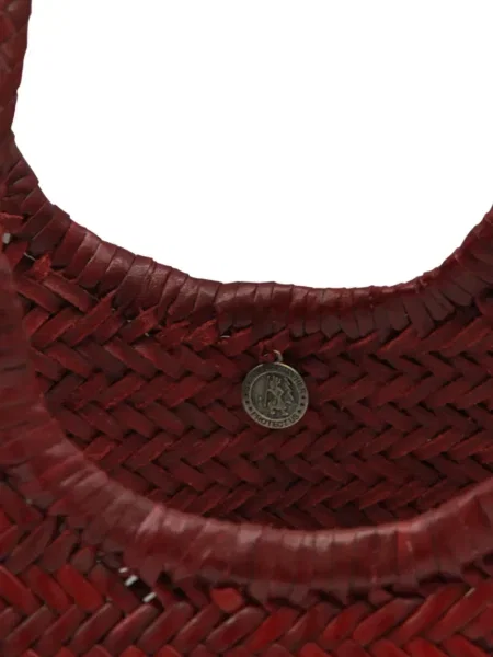 Geantă de mână Dragon Diffusion din piele maro