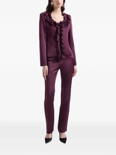 Geacă Nina Ricci cu volane violet