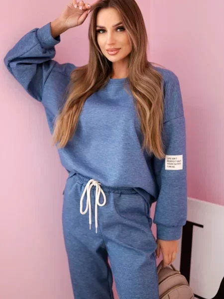 Pantaloni Kesi Włoski melange