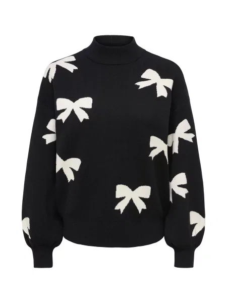 ONLY Pulover ONLENYA negru alb