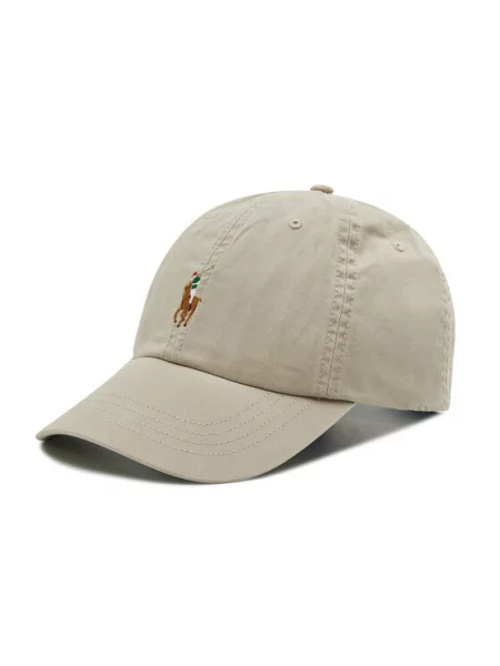 Polo Ralph Lauren czapka z aplikacją beżowy