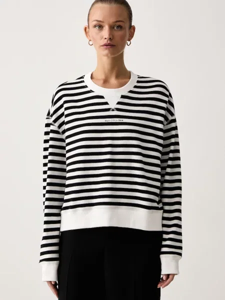Marc O'Polo hanorac oversized pentru femei din negru