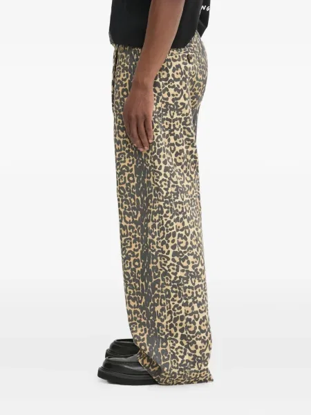 Pantaloni Rhude cu imagine cu model leopard