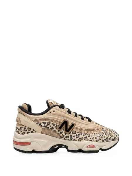 Sneakerși New Balance cu imagine cu model leopard negru