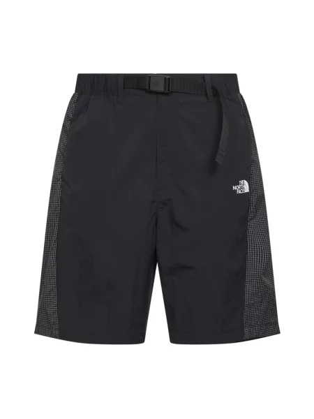 Szorty z logo i pasek The North Face czarne