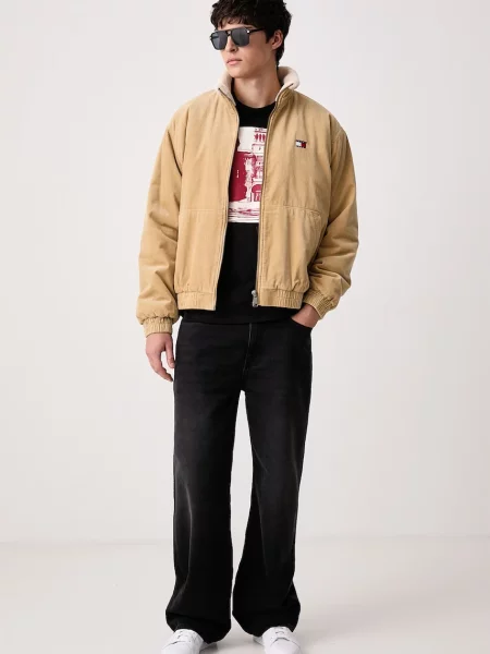 Tommy Jeans tričko pánske čierna