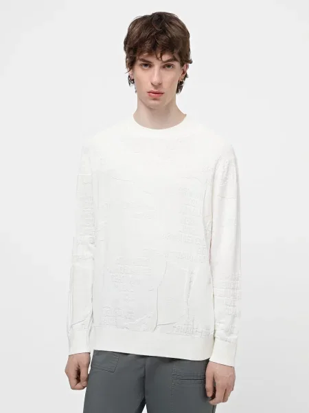 Armani Exchange Джемпер білий