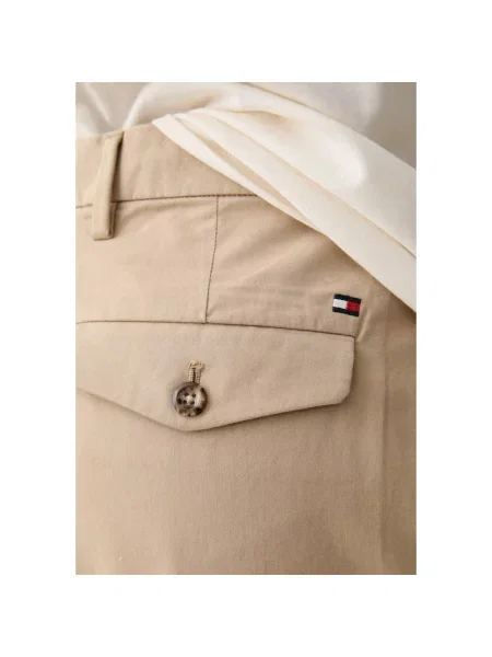 Nohavice Tommy Hilfiger béžová