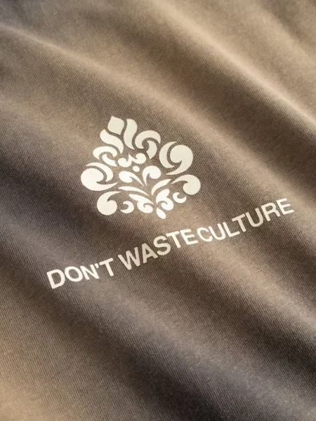 Μακρύς μπλούζα Don't Waste Culture με σχέδιο γκρι