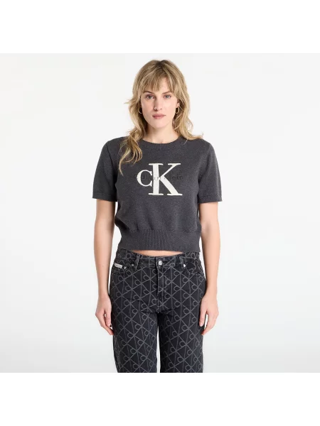 Chunky дънки Calvin Klein сиво