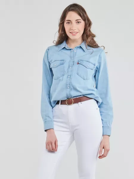 Kovbojská košeľa Levi's modrá