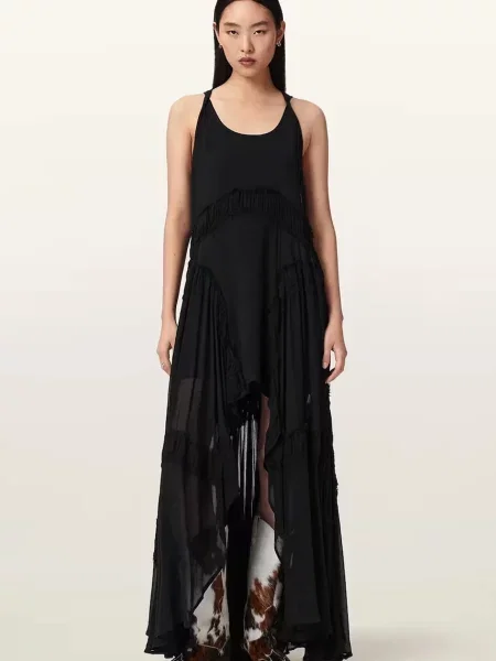 AllSaints Rochie DORINA' negru