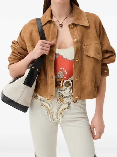 Geantă Versace din canvas