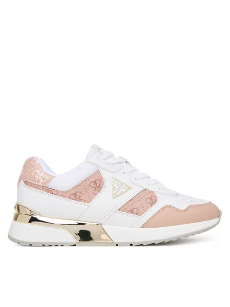 Guess sneakersy MICKAY różowy FLFMIC białe