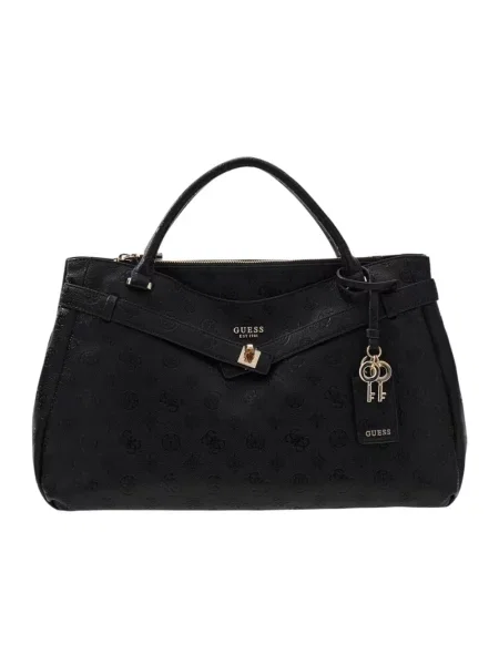 Guess torebka crossbody z imitacji skóry ELLA czarna