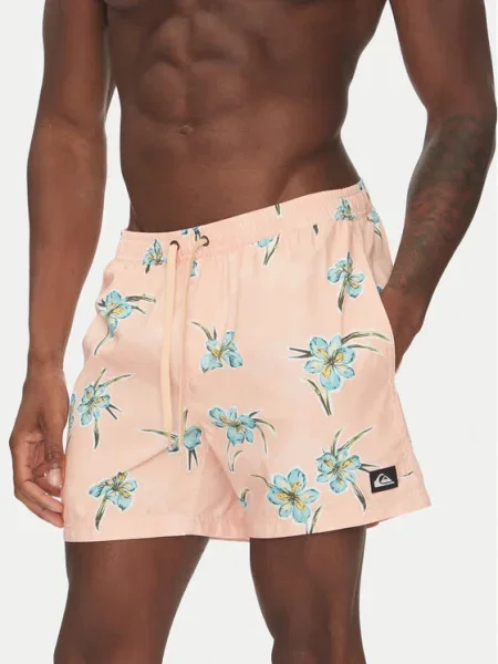 Quiksilver Plavecké šortky Everyday Straight Volley 15 oranžová