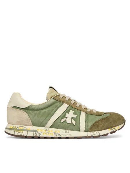 Sneakersy Premiata zelené