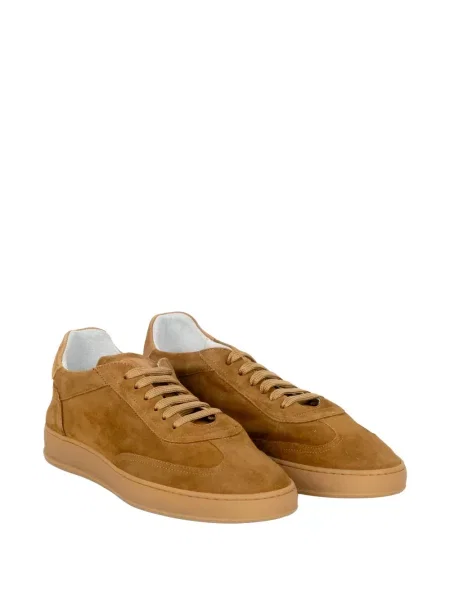 Fűzős szarvasbőr sneaker Soldini80 barna