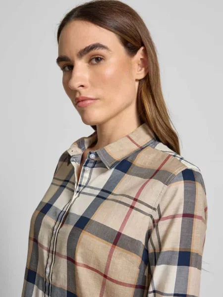 Barbour Bluzki i koszule Kobieta Wielobarwność XS Klasyczna Koszula w Ponadczasowym Stylu beżowa
