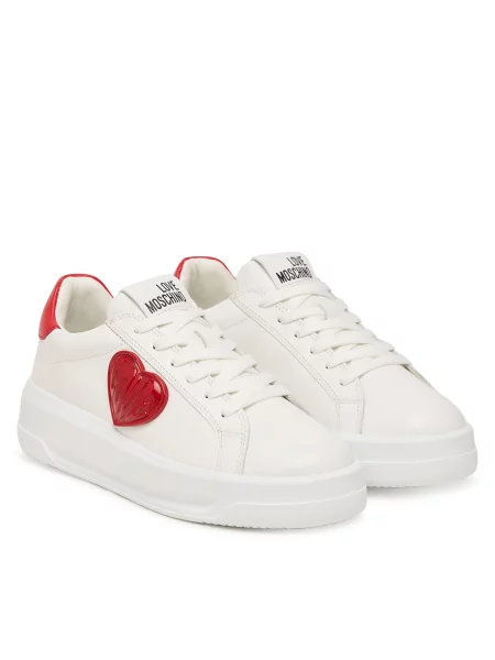 Αθλητικά LOVE MOSCHINO λευκό
