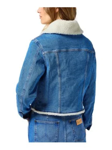 Wrangler Jeansová bunda modrá