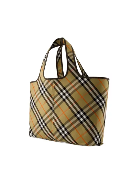 Torebka Burberry w kratę beżowa