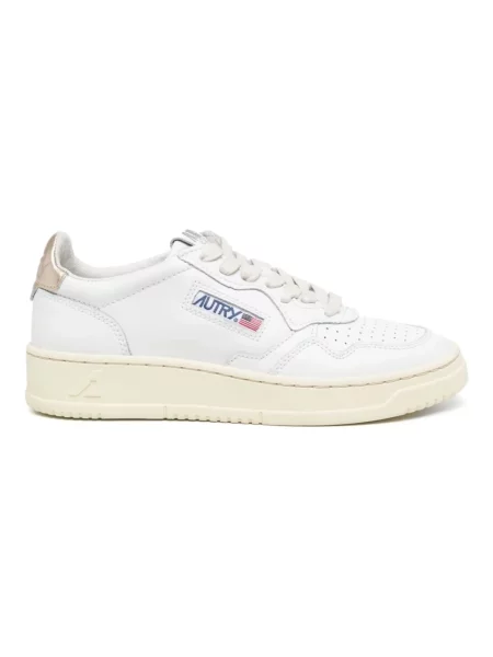 Sneakersy Autry skórzane białe