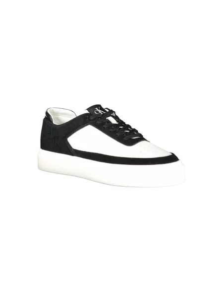 Sneakersy Calvin Klein skórzane białe