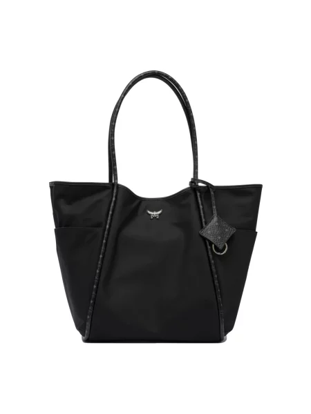 Mcm Torba Shopper Aren schwarz czarna