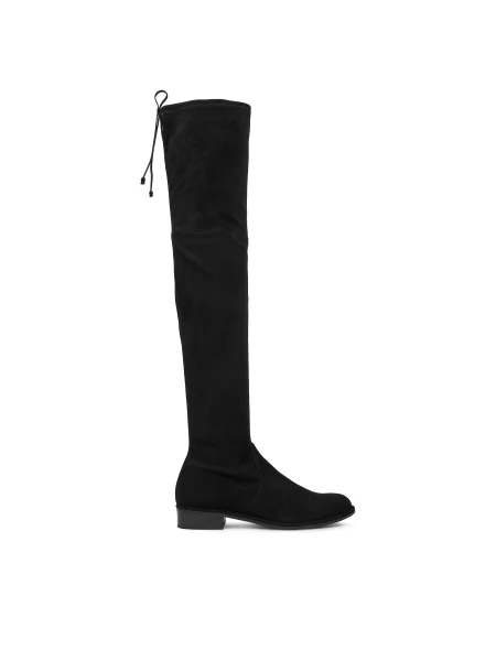 Stuart Weitzman Čizme preko koljena Lowland crna