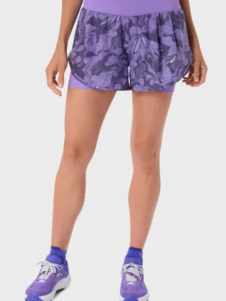 Шорты Asics фиолетовые