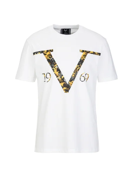 ITALIA Tricou Rafael Carrier 2 galben / gri / negru alb