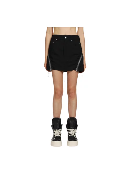 Spódnica jeansowa Rick Owens czarna