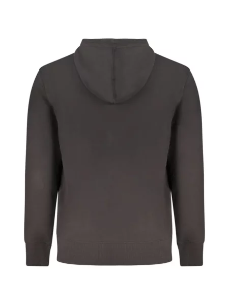 Hanorac cu glugă Calvin Klein Jeans cu autograf negru