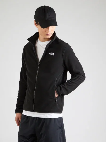 Geacă The North Face din fleece negru