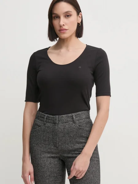 Тениска Calvin Klein черно