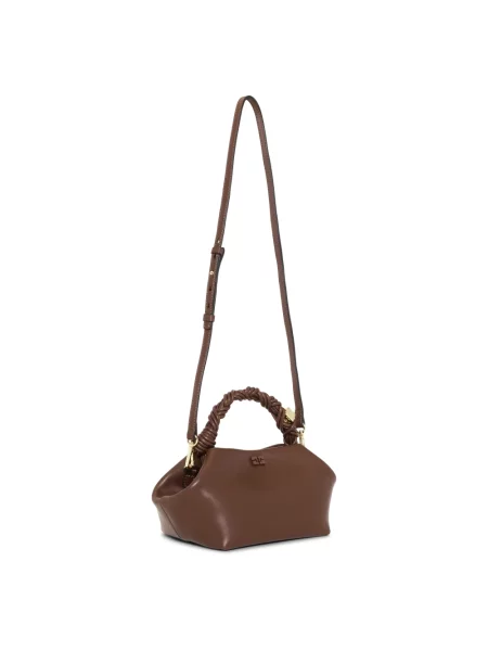 Torebka crossbody Ganni brązowa