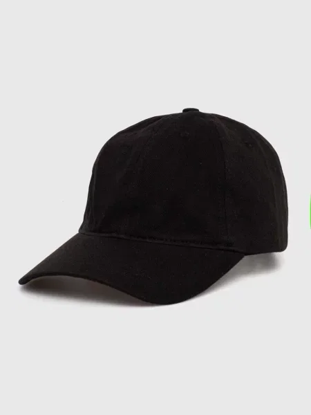 Lacoste Czapka Unisex Z Organicznej Bawełny Twill czarna