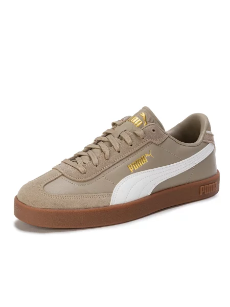 Buty sneakersy sportowe Puma CLUB II ERA brązowe