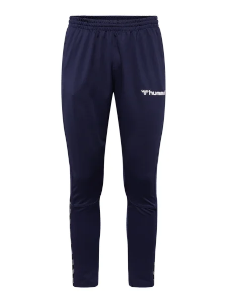 Hummel Pantaloni sport albastru marin / alb