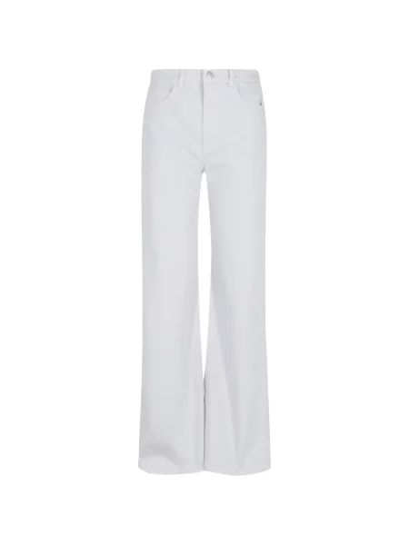 Pantaloni Seventy cu picior lat albastru