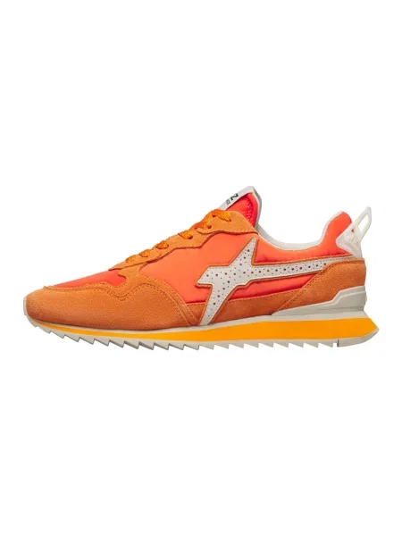 Sneakersy W6yz zamszowe pomarańczowe