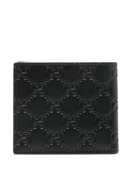 Kožená peněženka Gucci černá