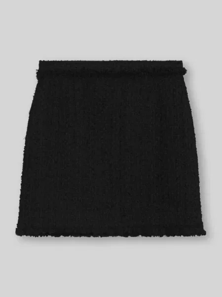 Spódnica mini z mieszanki bawełny model ‘VOKILA’ Boss czarna