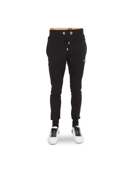 Spodnie Philipp Plein do biegania czarne