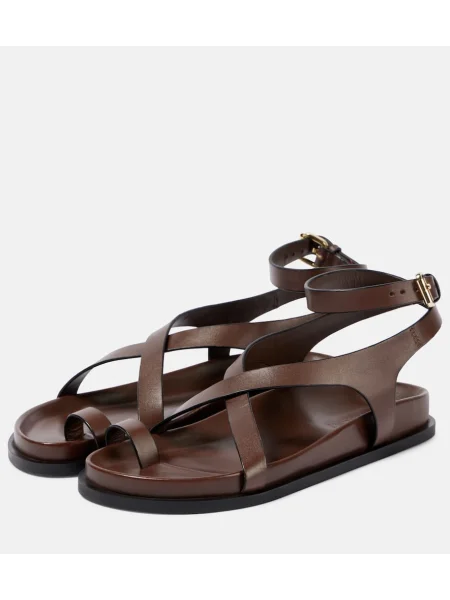 Sandale A.emery din piele maro