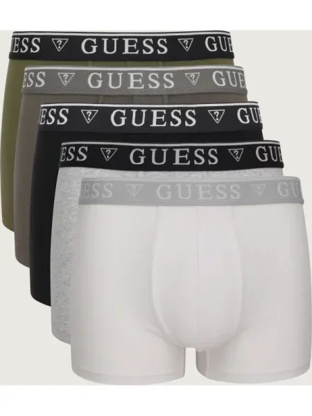 GUESS Boxeri bej / gri amestecat / oliv negru