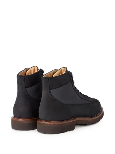 Botine Brunello Cucinelli din piele de căprioară albastru
