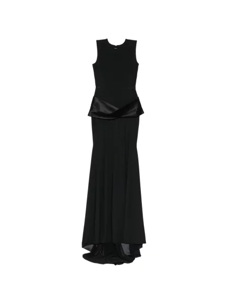 Rochie Alex Perry drapată fără bretele negru